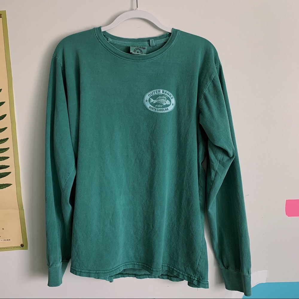 Green Outer banks T-shirt